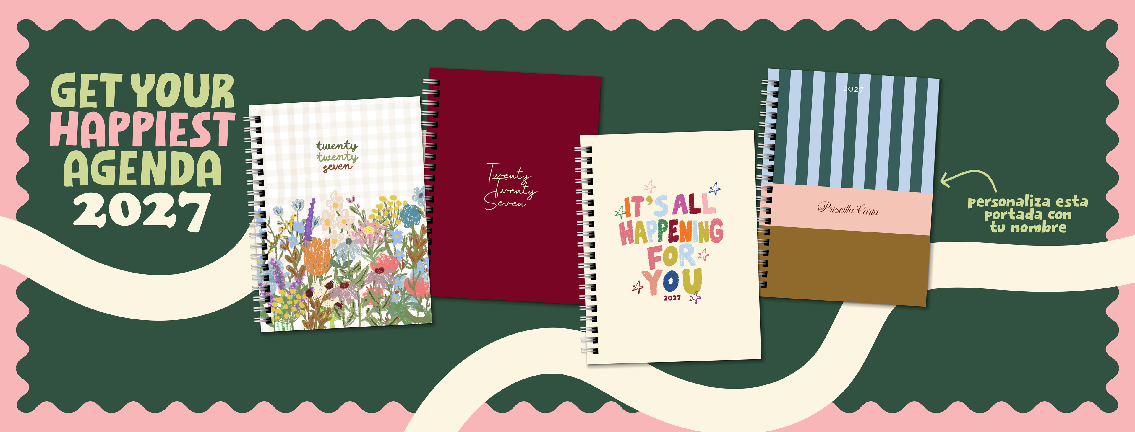 Colección de agendas HAPPIEST 2027
